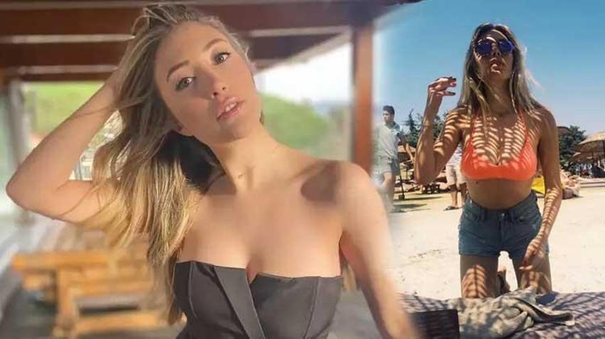 Yasmin Erbil ile Yiğit Poyraz Bodrum'dan romantik anlar! Sevgilisini ısırdı!