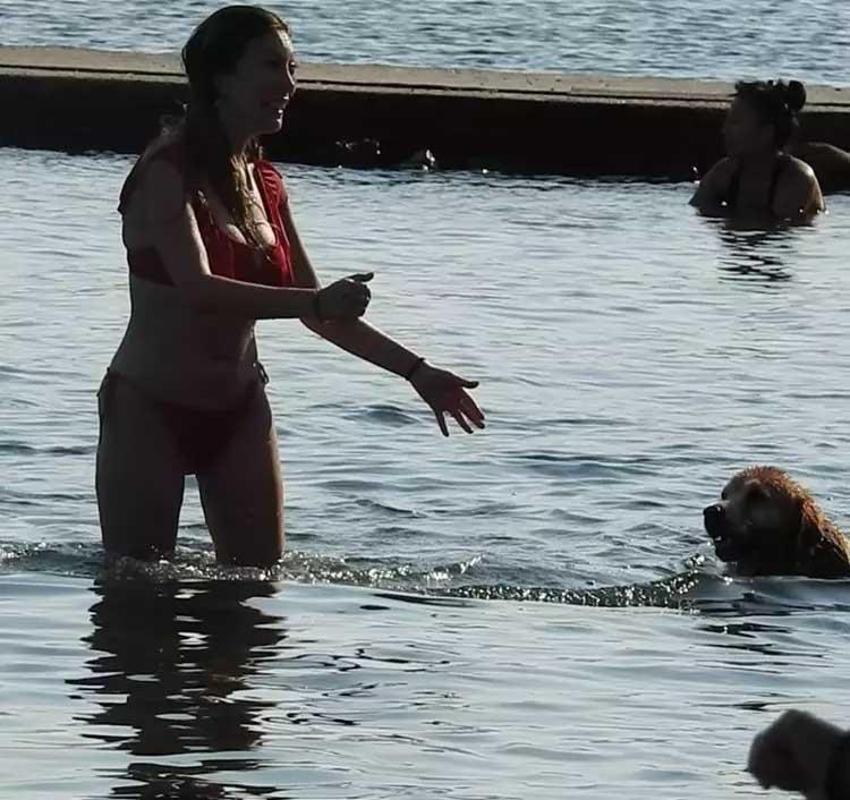 Yasmin Erbil ile Yiğit Poyraz Bodrum'dan romantik anlar! Sevgilisini ısırdı!