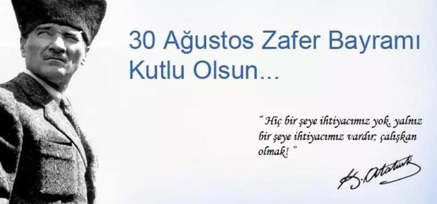 30 Ağustos Zafer Bayramı mesajları, sözleri ve görselleri! Büyük Taarruz'un 101. Yılına özel en yeni, anlamlı, farklı, Atatürk ve zafer vurgulu resimli 30 Ağustos mesajları