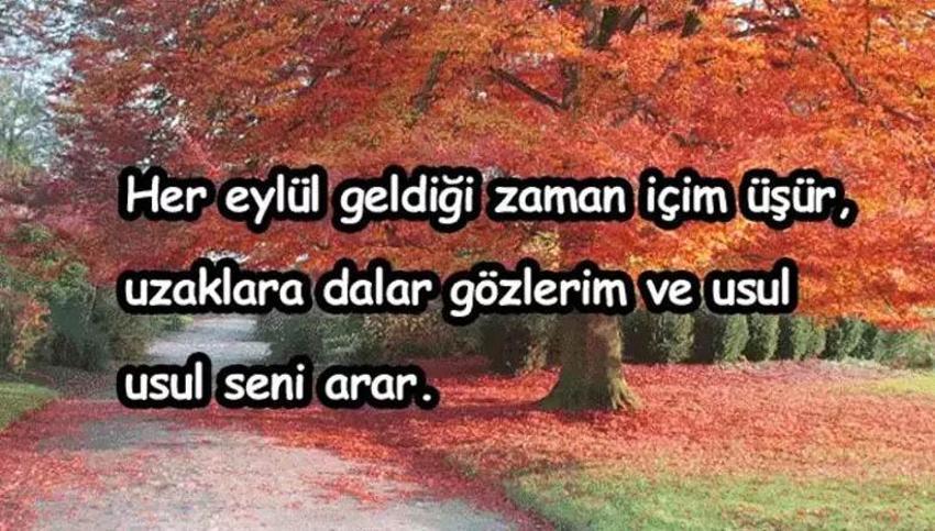 Resimli eylül ayı mesajları ile hoş geldin eylül sözleri! Hüzün, özlem, ayrılık ve aşk temalı, kısa, uzun, romantik, farklı, ünlü şairlerden eylül ile ilgili sözler