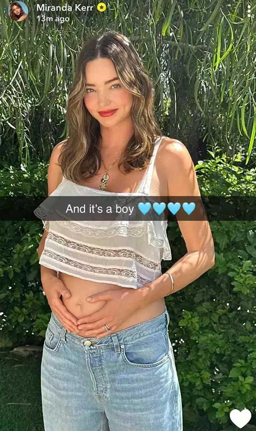 Miranda Kerr dördüncü çocuğuna hamile!