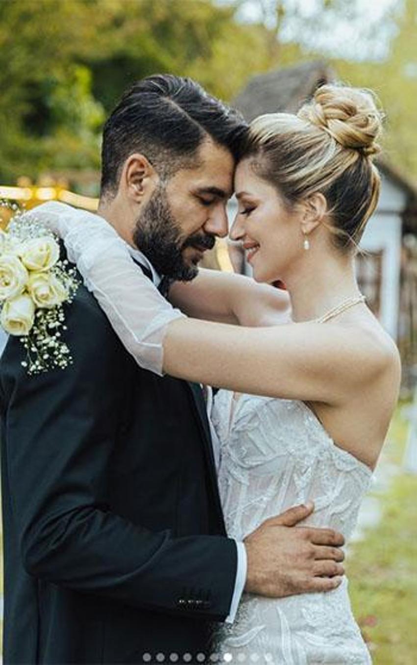 Oyuncu Rüzgar Aksoy, dansçı sevgilisi Yasemin Sancaklı ile evlendi!