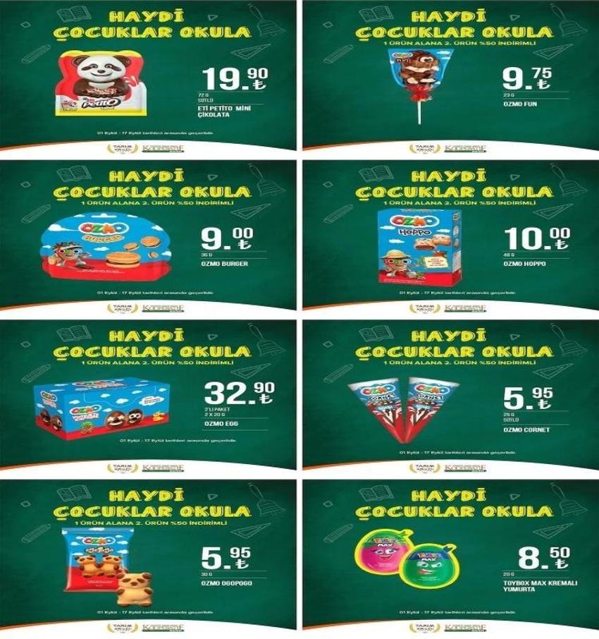 Tarım Market 6-17 Eylül aktüel katalog 2023 yayınlandı! Tarım Kredi'de kırtasiye malzemeleri fiyatları düştü, ayçiçek yağında çılgın indirim var