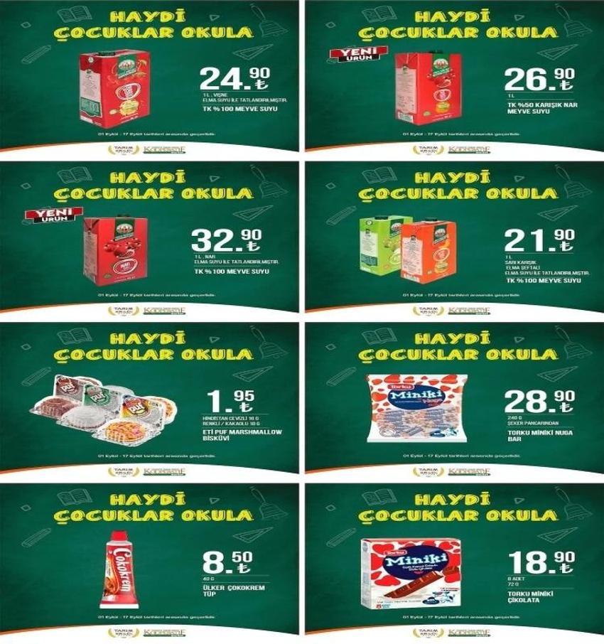 Tarım Market 6-17 Eylül aktüel katalog 2023 yayınlandı! Tarım Kredi'de kırtasiye malzemeleri fiyatları düştü, ayçiçek yağında çılgın indirim var