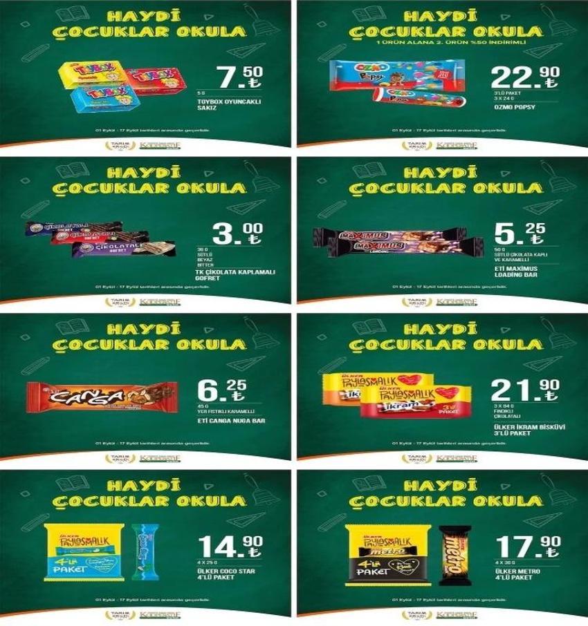 Tarım Market 6-17 Eylül aktüel katalog 2023 yayınlandı! Tarım Kredi'de kırtasiye malzemeleri fiyatları düştü, ayçiçek yağında çılgın indirim var