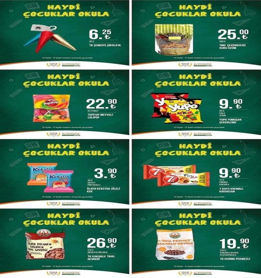 Tarım Market 6-17 Eylül aktüel katalog 2023 yayınlandı! Tarım Kredi'de kırtasiye malzemeleri fiyatları düştü, ayçiçek yağında çılgın indirim var