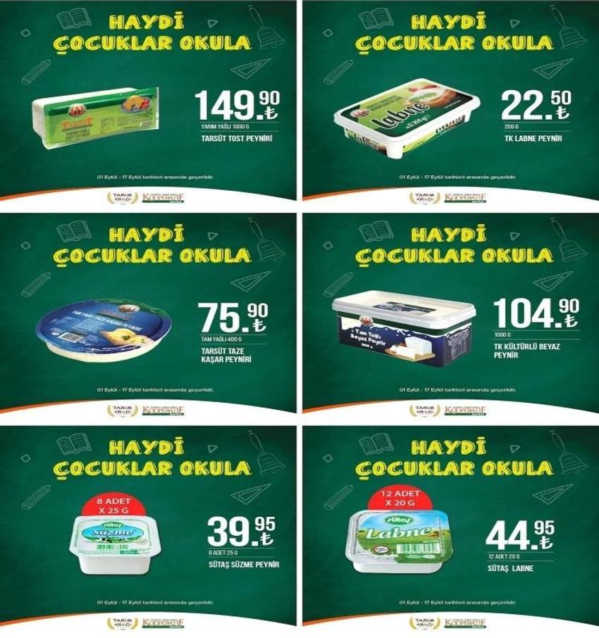 Tarım Market 6-17 Eylül aktüel katalog 2023 yayınlandı! Tarım Kredi'de kırtasiye malzemeleri fiyatları düştü, ayçiçek yağında çılgın indirim var