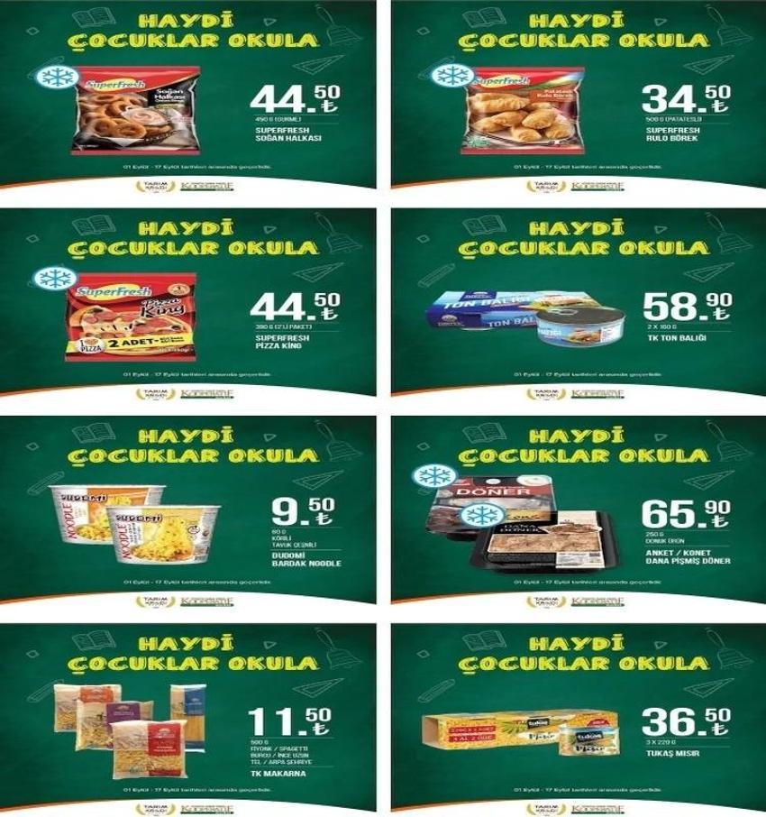Tarım Market 6-17 Eylül aktüel katalog 2023 yayınlandı! Tarım Kredi'de kırtasiye malzemeleri fiyatları düştü, ayçiçek yağında çılgın indirim var