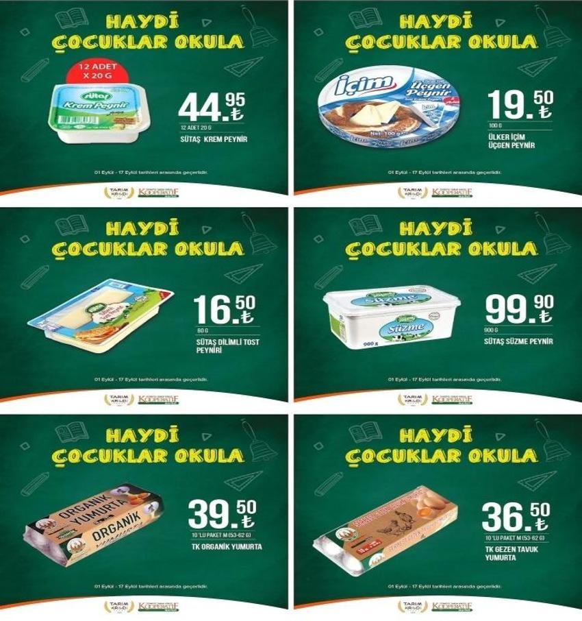 Tarım Market 6-17 Eylül aktüel katalog 2023 yayınlandı! Tarım Kredi'de kırtasiye malzemeleri fiyatları düştü, ayçiçek yağında çılgın indirim var