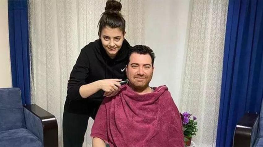 Murat Kurşun'u hayranı arkasından iterek havuza düşürdü