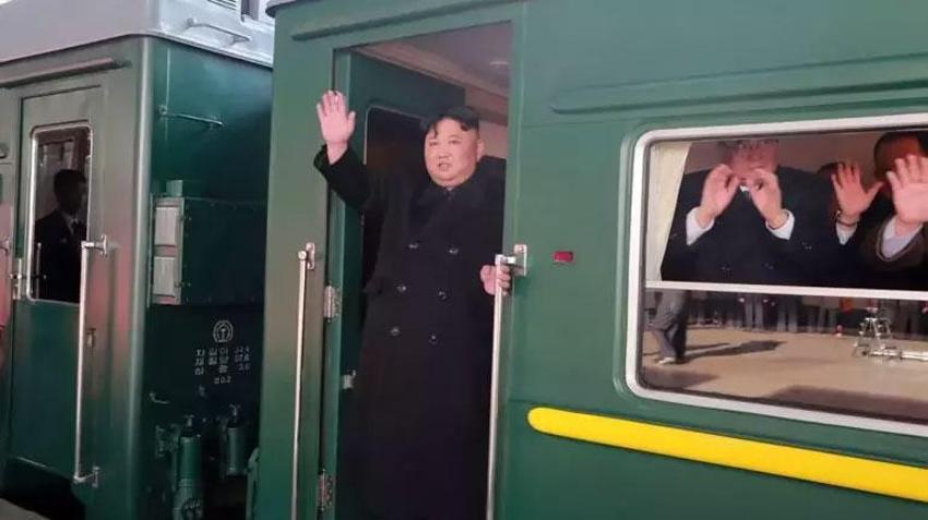 Kuzey Kore lideri Kim Jong-un yeşil trenle yola çıktı Rusya’dan açıklama geldi!