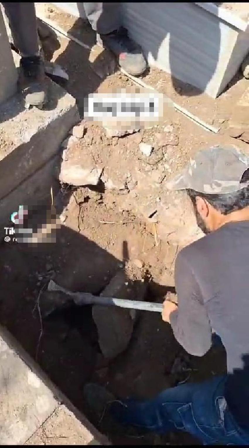 Kabirden çıkardığı kemiklerle yaptıkları şok etti! Skandal olay