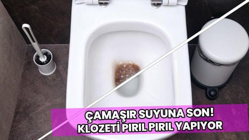 Klozeti çamaşır suyuyla yıkamaya son veriyor! Bu karışım tuvaleti parlatıyor