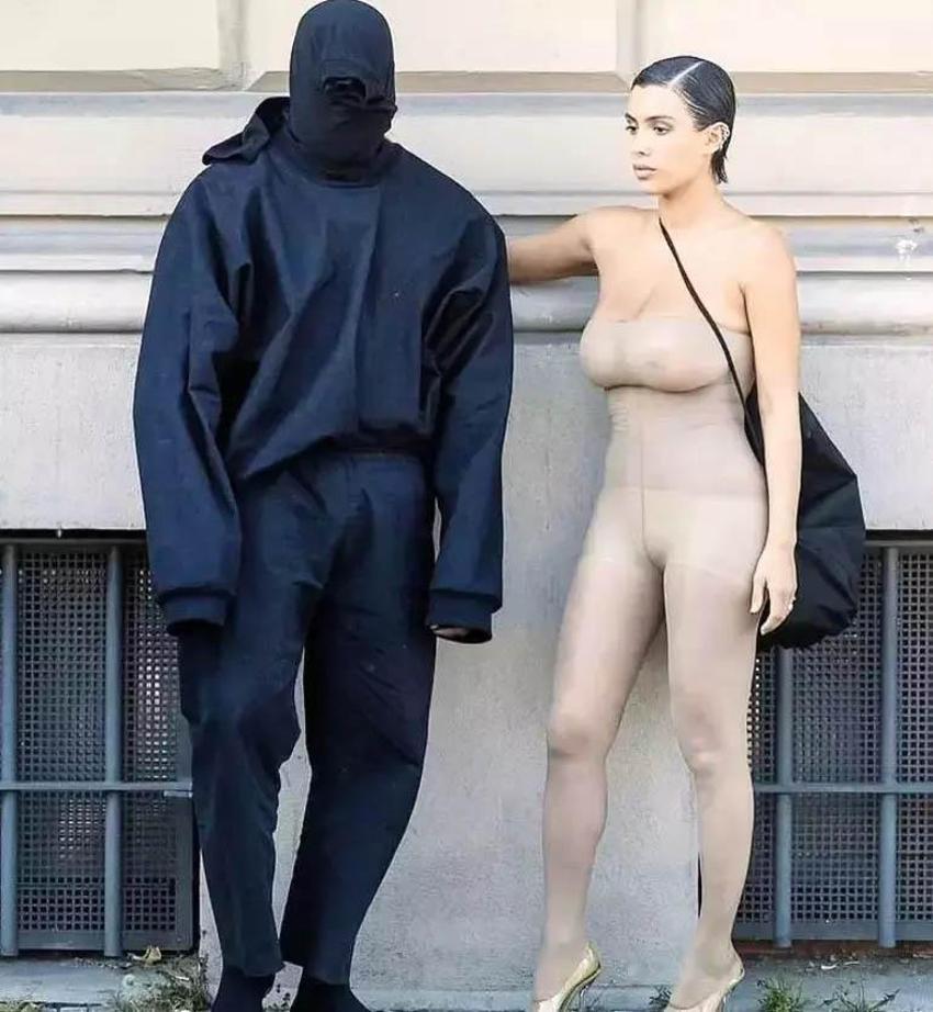 Kanye West ve eşi Bianca Censori Türk dönerci kuyruğunda