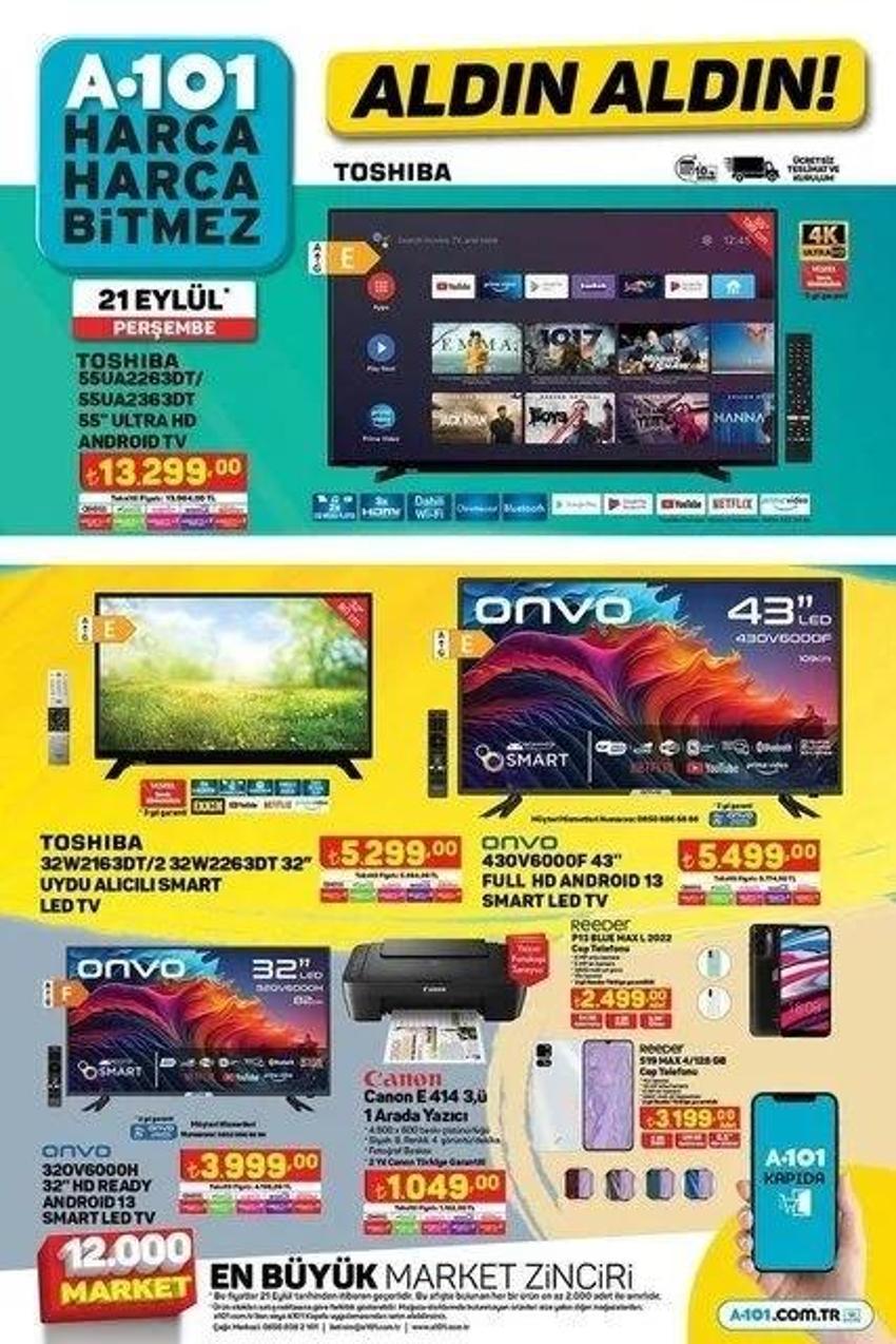 A101 21 Eylül aktüel katalog 2023 yayınlandı! Battaniye, perdelik de var, ayçiçek yağında dev indirim de!