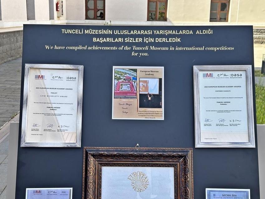 'Avrupa'nın en iyi 2'nci müzesi' seçildi Tunceli'nin gururu oldu