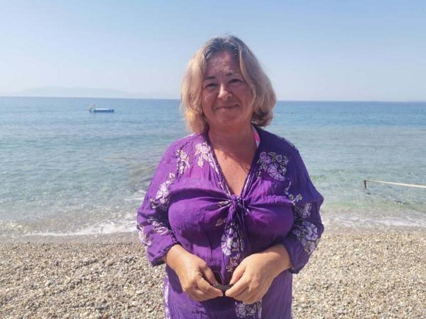 İzmir'de denizde kaya parçası tehlikesi! 'Şu an yüzde 79 engeli kaldım'