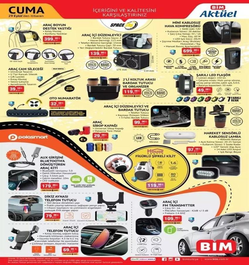 BİM 26-29 Eylül aktüel katalog 2023 yayınlandı! BİM Eylül'ü sürpriz ürünle bitiriyor!