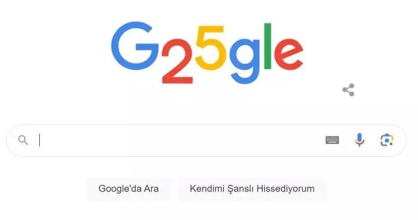 Google'dan 25. yıla özel doodle geldi! Google hangi ülkenin, ne zaman kuruldu?