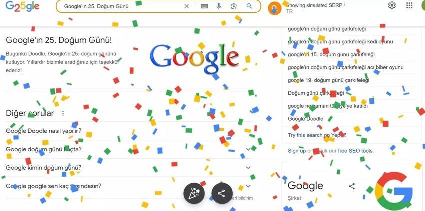 Google'dan 25. yıla özel doodle geldi! Google hangi ülkenin, ne zaman kuruldu?