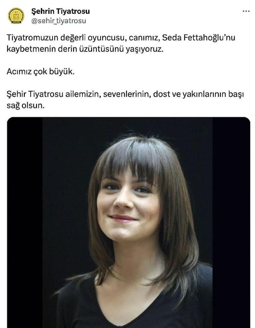 Ünlü sanatçı Seda Fettahoğlu ölüm haberi ile sevenlerini üzdü! Kahreden detay ortaya çıktı