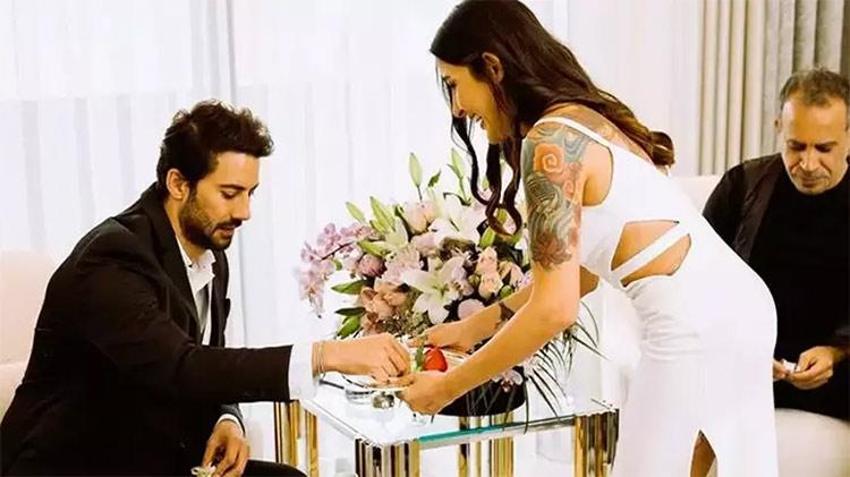 Melek Mosso'nun mutlu günü! Haluk Levent yalnız bırakmadı 