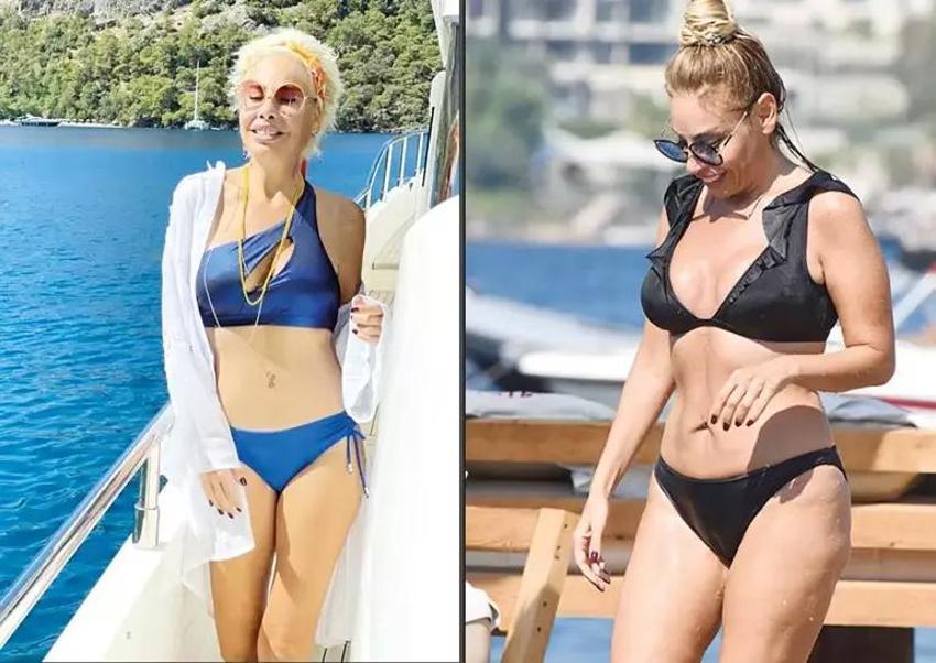 Hepsi 40'ı çoktan geçti! Bikinili görüntüleri ile genç kızlara taş çıkartıyorlar