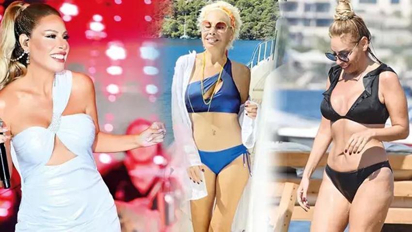 Hepsi 40'ı çoktan geçti! Bikinili görüntüleri ile genç kızlara taş çıkartıyorlar