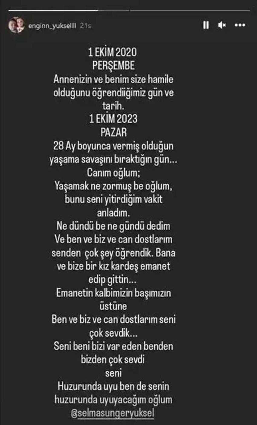 Engin Yüksel'in evlat acısı! Canım oğlum; yaşamak ne zormuş