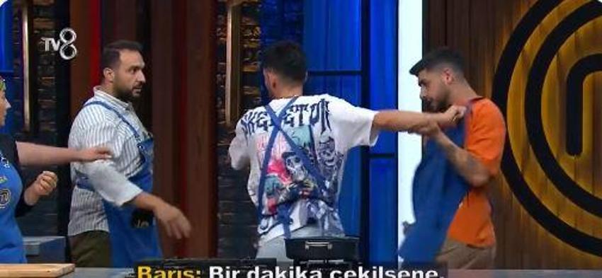 Barış ve Barbaros gerilimi temaslı kavgaya dönüştü! 5 Ekim MasterChef All Star'da kim diskalifiye oldu?