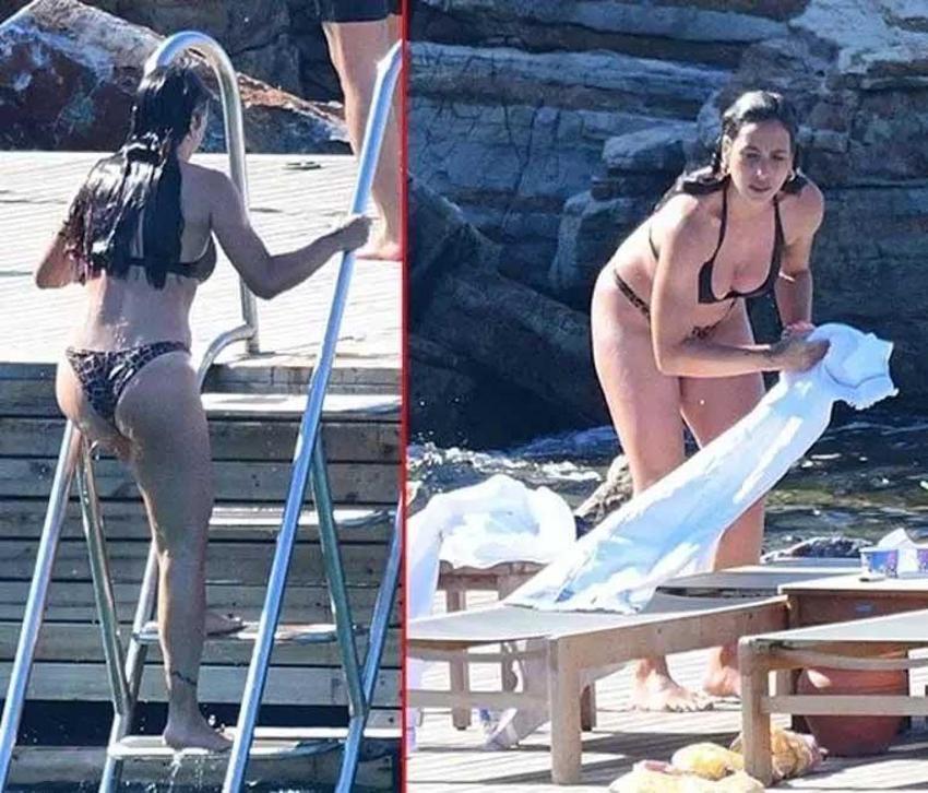 Zehra Çilingiroğlu sevgilisiyle sahil turunda! Kameraları fark edince trafiğe karıştılar