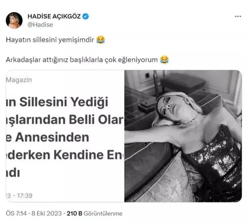 Hadise sahnede gözyaşlarına boğuldu! 'Hayatın sillesini yemişimdir'