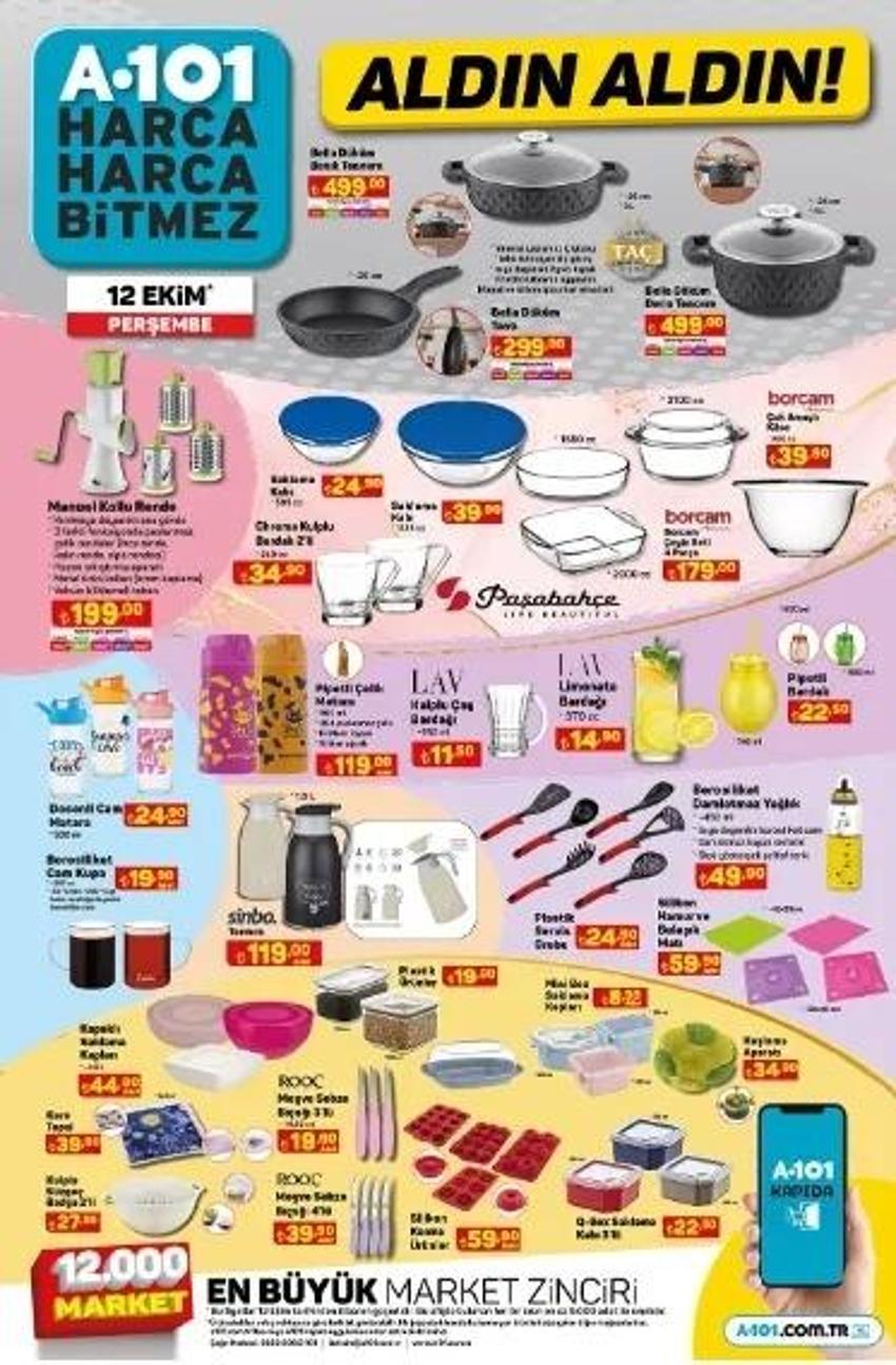 A101 12 Ekim aktüel katalog 2023 yayınlandı! Bu ürün kimsenin aklına gelmez, bu fiyat bir daha bulunmaz!