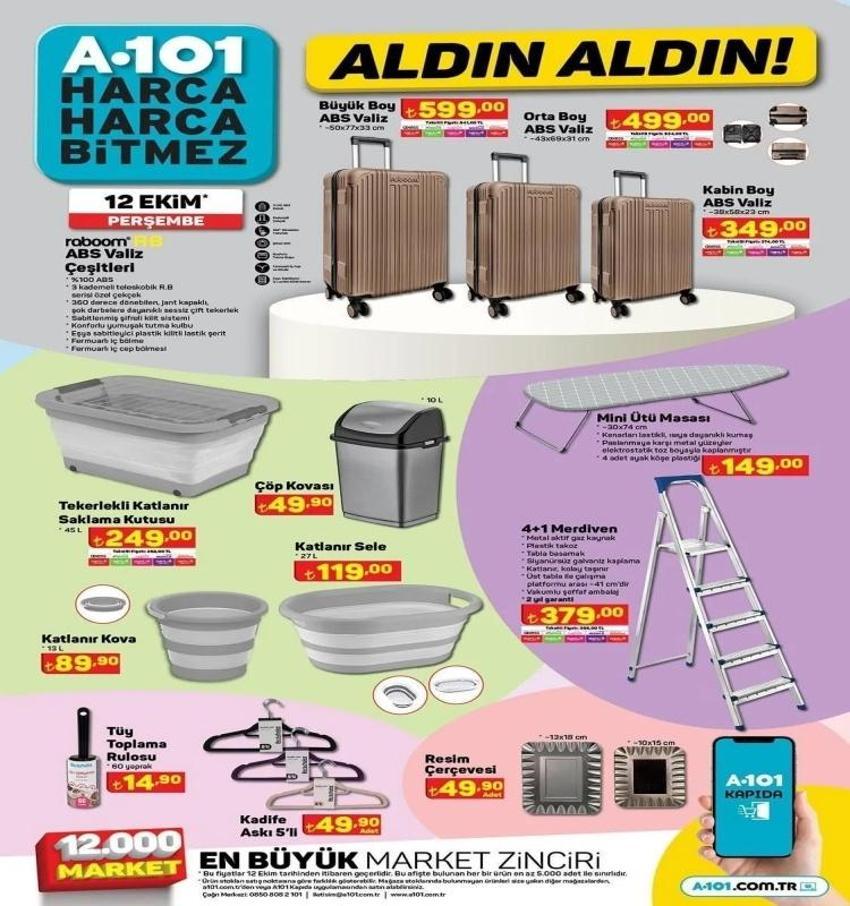 A101 12 Ekim aktüel katalog 2023 yayınlandı! Bu ürün kimsenin aklına gelmez, bu fiyat bir daha bulunmaz!