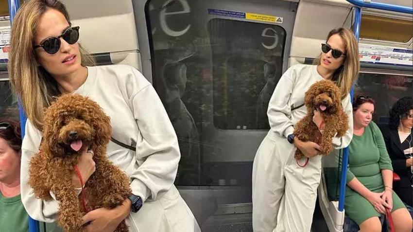 Ünlü oyuncu metroya bindi, o anları takipçileri ile paylaştı 