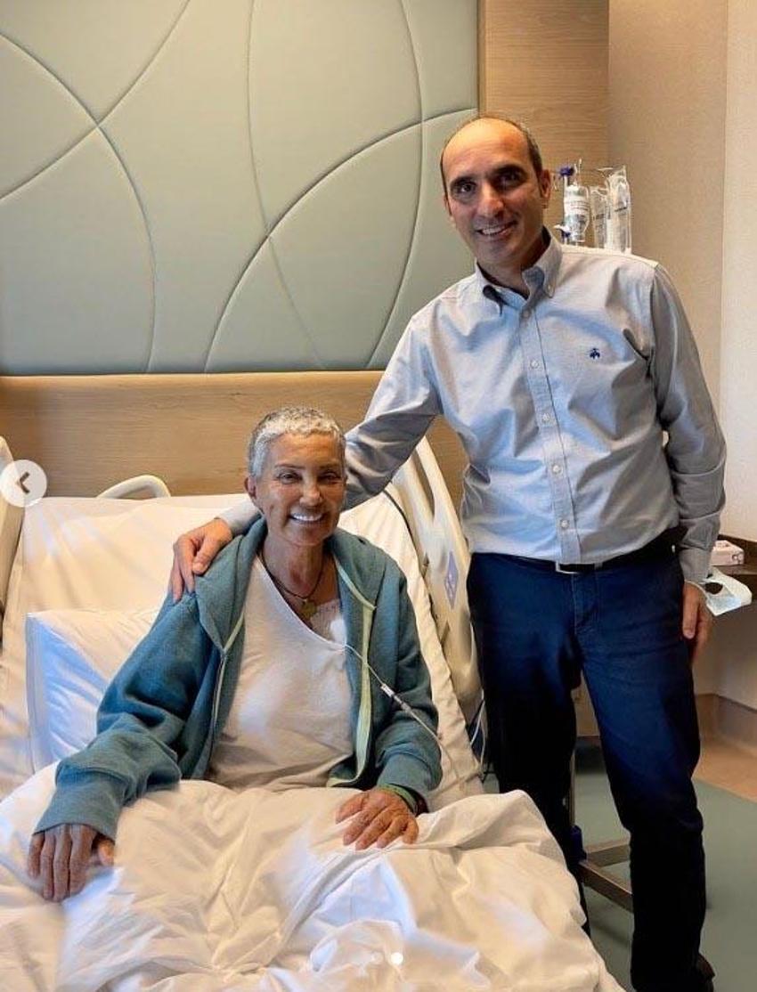 Kanser tedavisi gören Bahar Öztan ve Tanyeli hastanede buluştu!