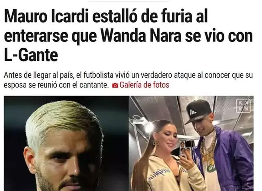 Icardi'yi çılgına çeviren iddia! Wanda Nara ünlü şarkıcı ile evinde buluştu...