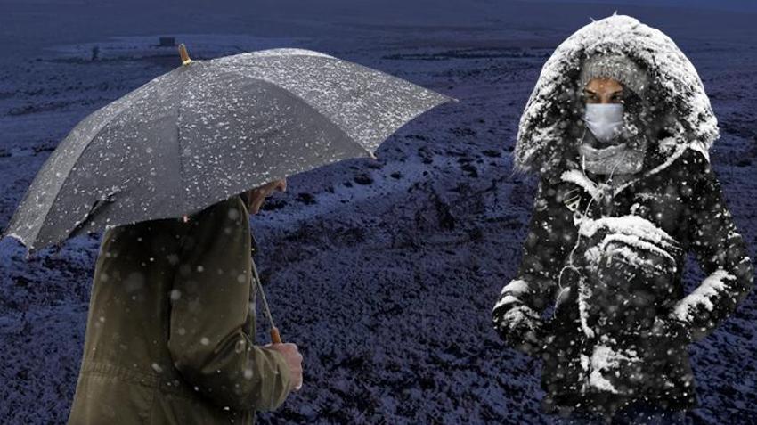 Kar yağışı başladı! Kış erken geldi, Meteoroloji açıkladı, İstanbul'a lapa lapa yağacak, tarih belli oldu