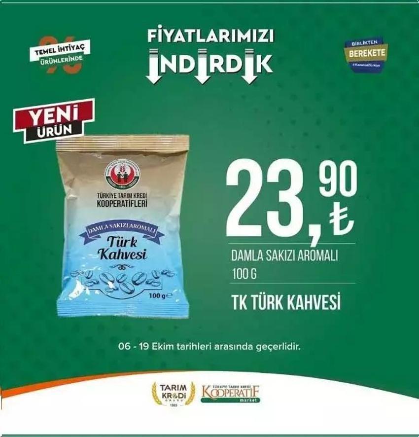 Tarım Katalog yeni ürünleri yayınladı! Tarım Kredi yüzde 50 indirimli ürünler belli oldu! 16-19 Ekim Tarım Kooperatif indirimli ürünler hangileri?