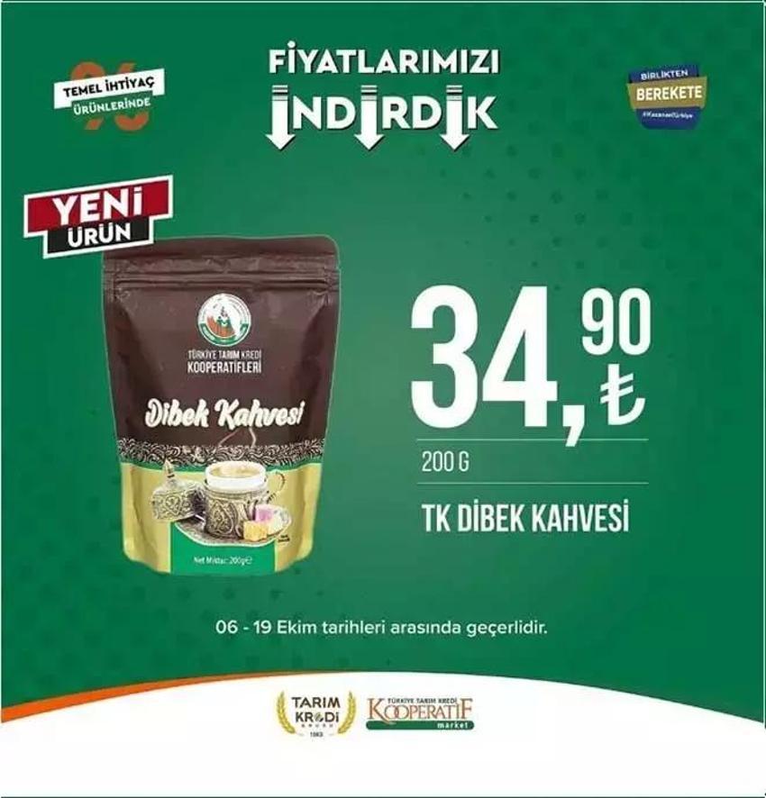 Tarım Katalog yeni ürünleri yayınladı! Tarım Kredi yüzde 50 indirimli ürünler belli oldu! 16-19 Ekim Tarım Kooperatif indirimli ürünler hangileri?
