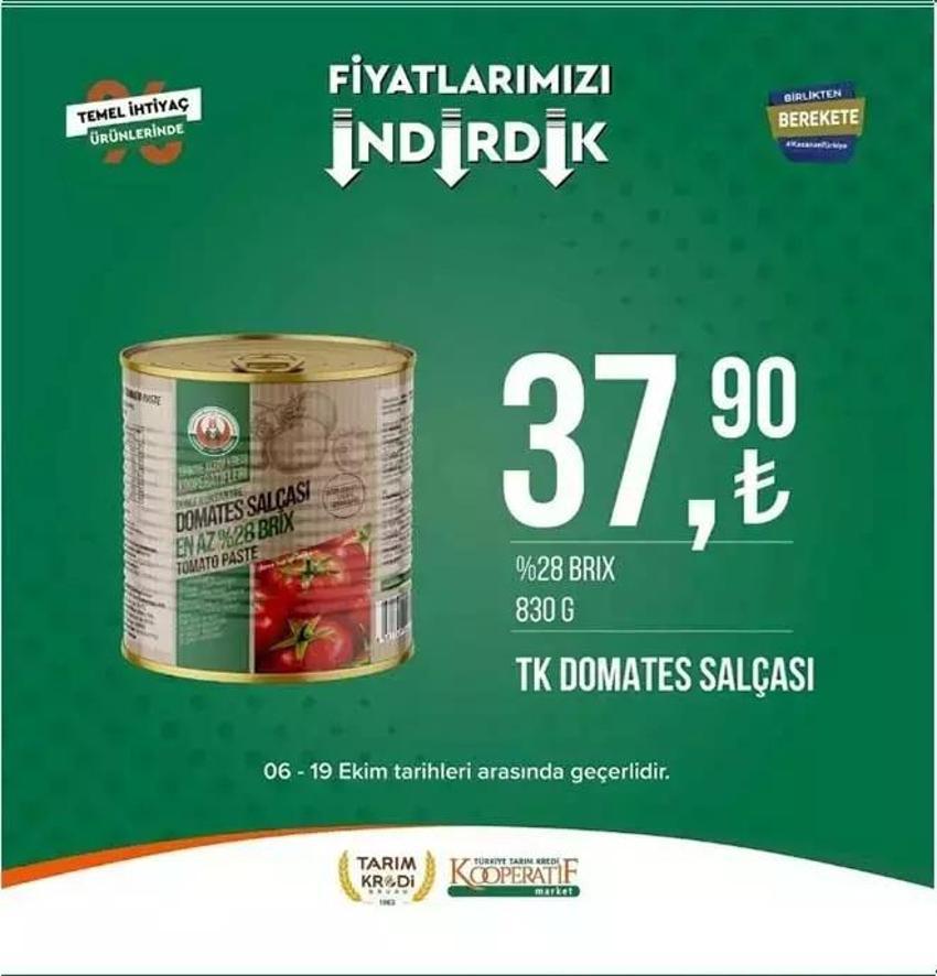 Tarım Katalog yeni ürünleri yayınladı! Tarım Kredi yüzde 50 indirimli ürünler belli oldu! 16-19 Ekim Tarım Kooperatif indirimli ürünler hangileri?