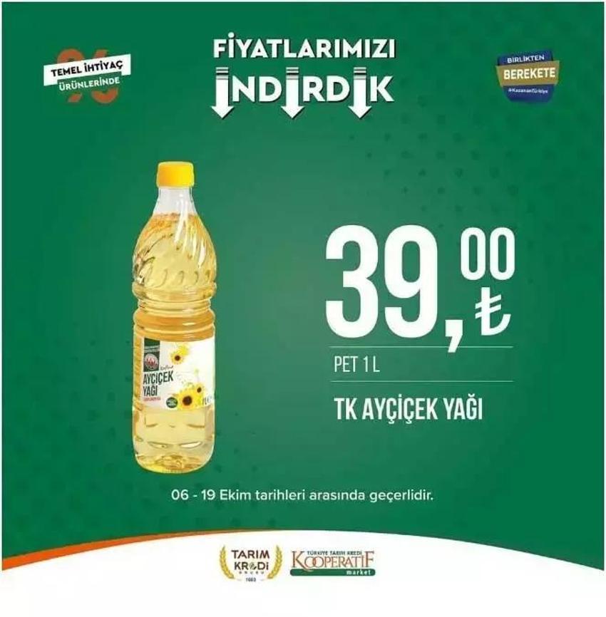 Tarım Katalog yeni ürünleri yayınladı! Tarım Kredi yüzde 50 indirimli ürünler belli oldu! 16-19 Ekim Tarım Kooperatif indirimli ürünler hangileri?