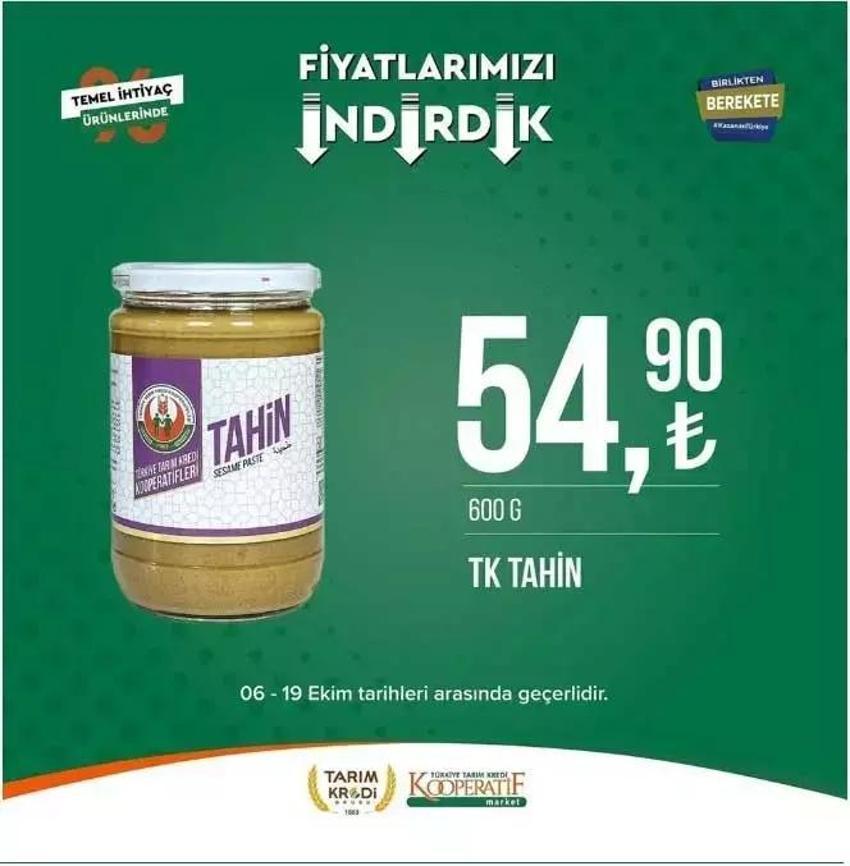 Tarım Katalog yeni ürünleri yayınladı! Tarım Kredi yüzde 50 indirimli ürünler belli oldu! 16-19 Ekim Tarım Kooperatif indirimli ürünler hangileri?