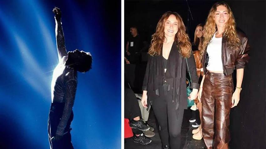 Burçin Terzioğlu ve Sinem Kobal konserde! Çocuklar babaya emanet