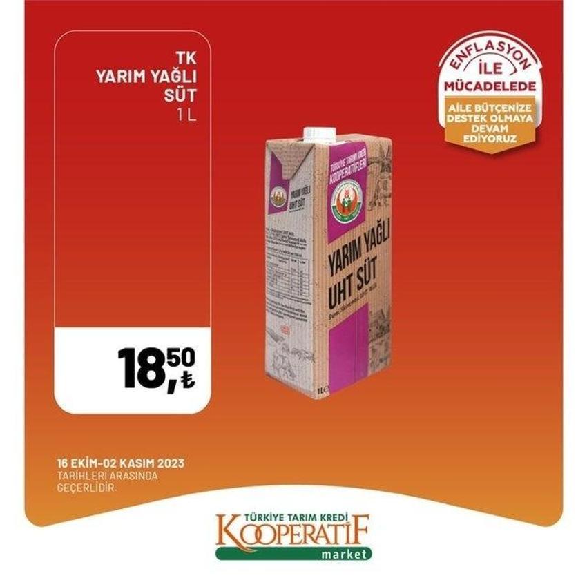 Mutfağı bu ay tıka basa doldurun! Tarım Kredi'de yüzde 50'lik ürünler raflarda... 23 Ekim-2 Kasım katalog yayınlandı