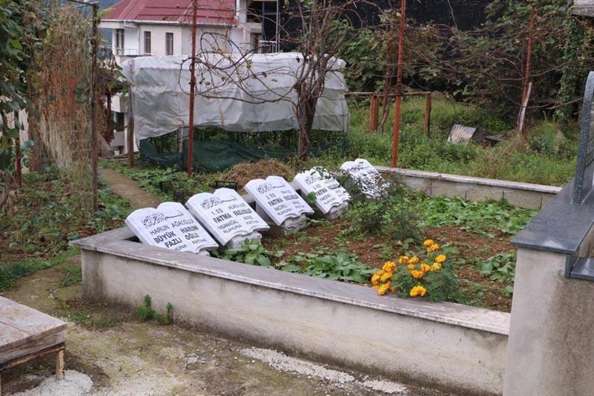 Görenleri hem düşündürüyor hem güldürüyor! Rize’de dikkat çeken mezarların ilginç hikayesi