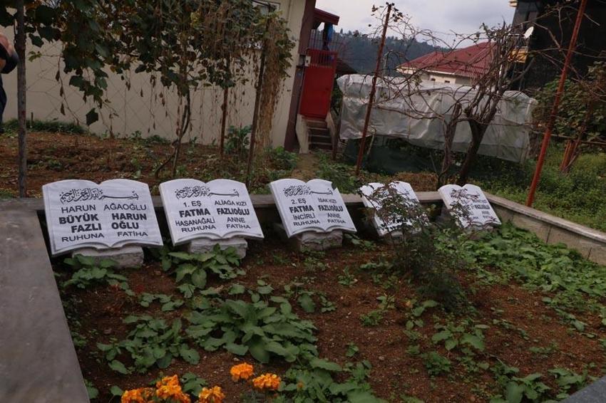 Görenleri hem düşündürüyor hem güldürüyor! Rize’de dikkat çeken mezarların ilginç hikayesi