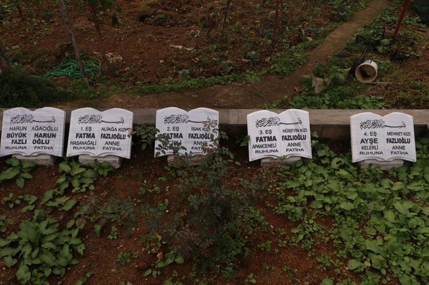 Görenleri hem düşündürüyor hem güldürüyor! Rize’de dikkat çeken mezarların ilginç hikayesi