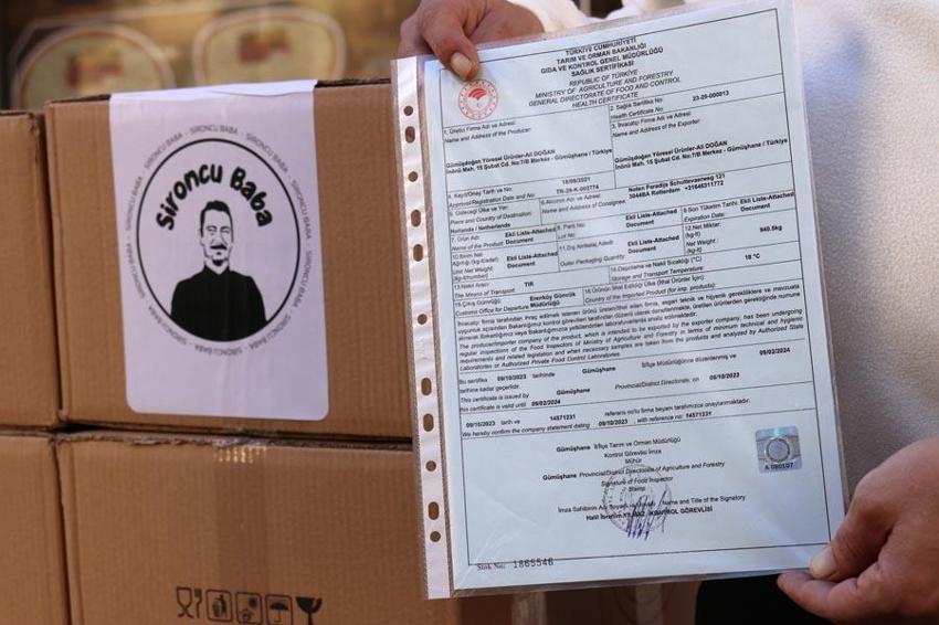 Gümüşhane’nin coğrafi işaretli ürünü siron dünyaya açılıyor