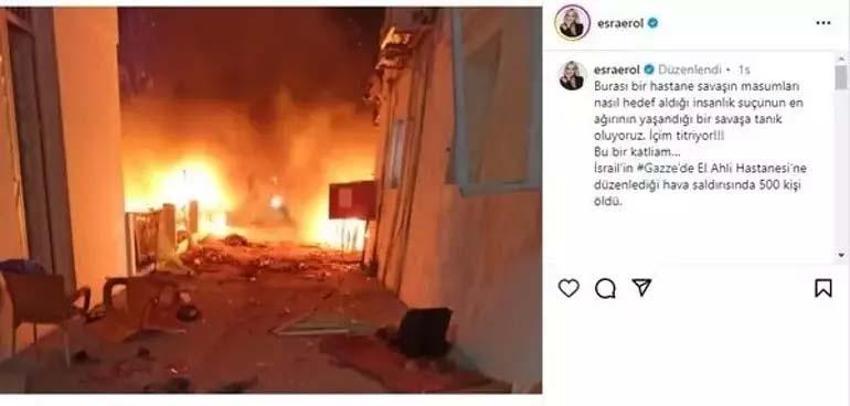 Ünlü isimlerden İsrail'in Gazze’deki hastane saldırısına tepki! ‘Alçaklıktır’